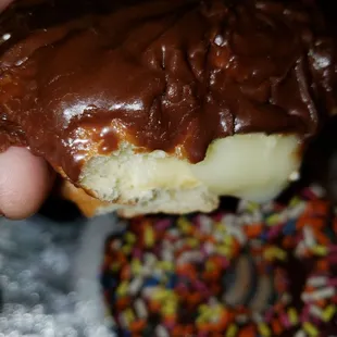 Chocolate cream and chocolate sprinkles kind of morning