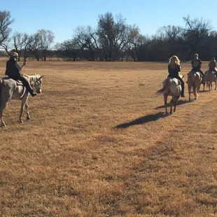 Making our way through the trail.