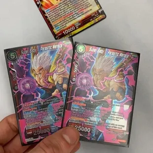 Promo tournament cards from Dragon Ball Super Card game