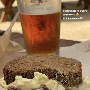 Bock bock sandwich &amp; beer