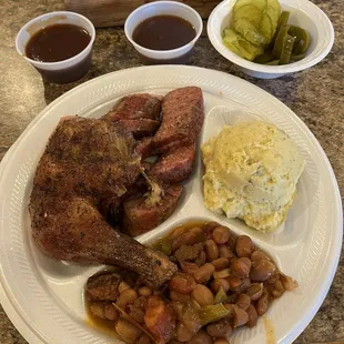 First time having their chicken .. OMG it's SYMG !!! Their sausage is as well !!!