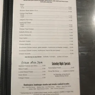 Dinner page 3