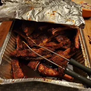 Can't say enough good things about the Ribs....fall off the bone, perfect amount of smoke and flavor was terrific.