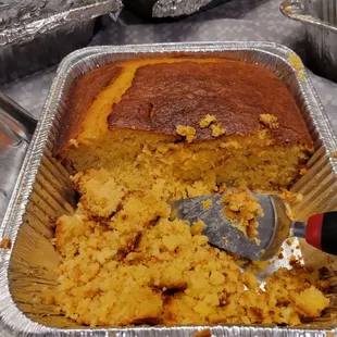 Home made cornbread, killer.
