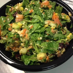 Top notch salad from Julie at the salad bar!