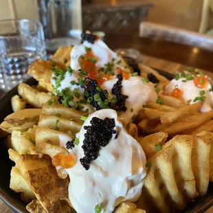 Caviar Waffle Fries