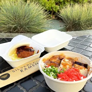 Mabo Tofu Bowl and Impossible Bun
