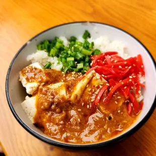 Impossible Meat Mabo Tofu Bowl