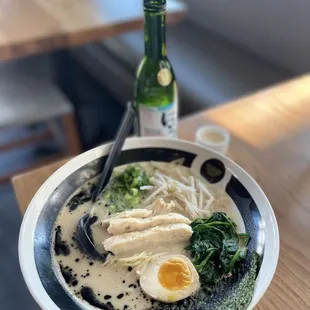 The Blaze Ramen with chicken