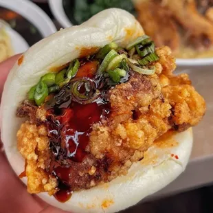 Spicy Chicken Bun - Sweet and spicy!