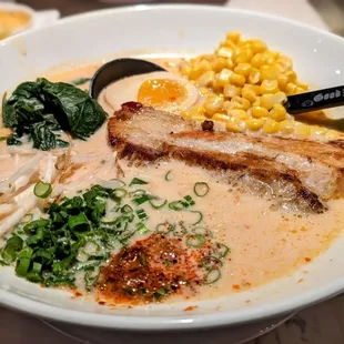 Spicy pork ramen