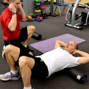 Full service fitness center with training services and a free session upon joining!