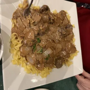 Beef Tenderloin Stroganof