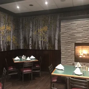 Cute fireplace