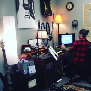 Mark hard at work!