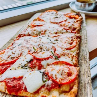 Happy hour margarita pizza