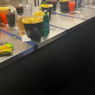 Food at Silverspot waiting and waiting and waiting for somebody to deliver it