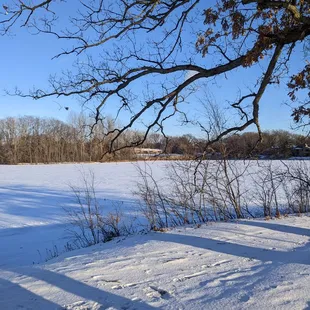 The lake in December
