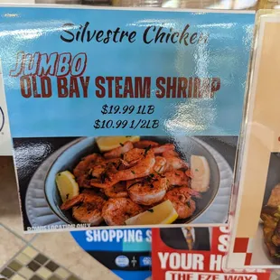 New menu item: old bay shrimp
