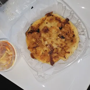 Pork and cheese Papusa