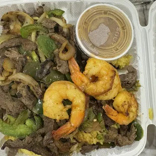 Shrimp Fajita Mixta