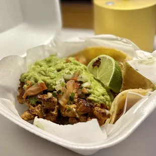 Carne Asada Taco, this is only one taco and it&apos;s massive. So much meat!