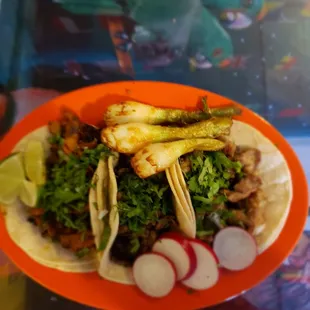 Carnitas and Al Pastor Tacos