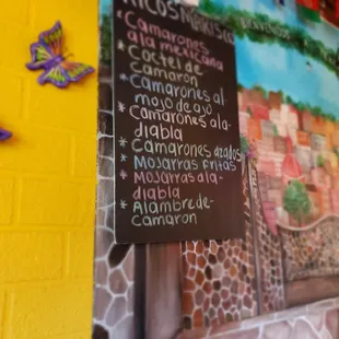 Seafood Specials.