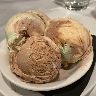 Spumoni Italian ice cream