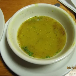Lentil Soup (side)