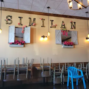 Open for take out or patio