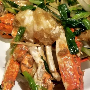 Ginger Onions Crab (Seasonal)