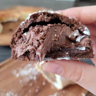 Inside of choco nutella