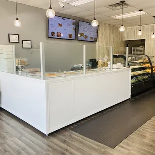 the counter area