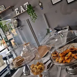 a variety of food items