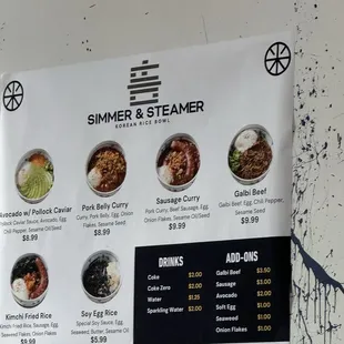 menu, ramen and noodles