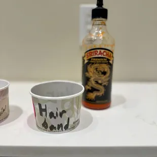 Hair ties and hot sauce