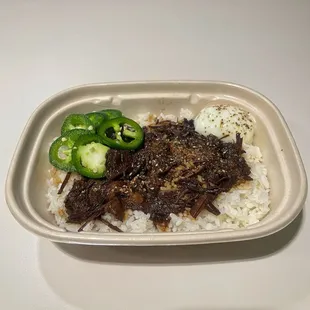 Galbi Beef Rice Bowl