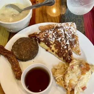 One of my plates from the Sunday brunch buffet!