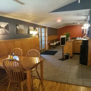 Host and waiting area