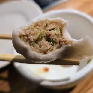 Pork/chives dumplings