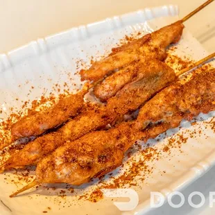 Chicken skewers