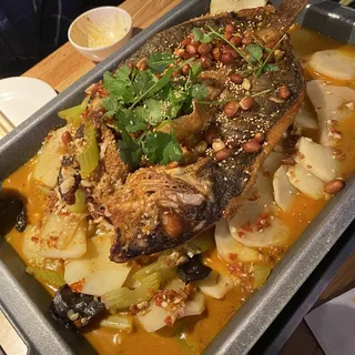Grilled Fish with Pickled