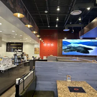 Pic doesn't do it justice, but the tv covers almost the whole wall.