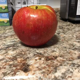 That&apos;s one huge honey crisp apple!