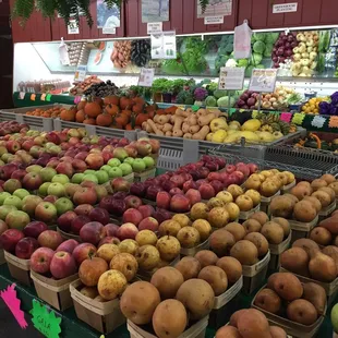 a variety of fruits and vegetables