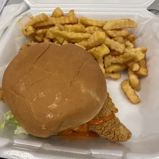 This fish sandwich was to die for