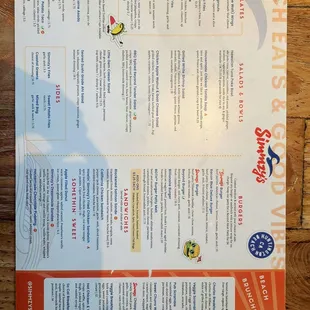 SIMMZY'S - Food Menu (07/2022)