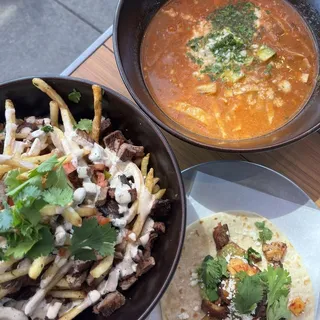 Homemade Chicken Tortilla Soup Bowl