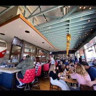 Interior on an early Saturday afternoon